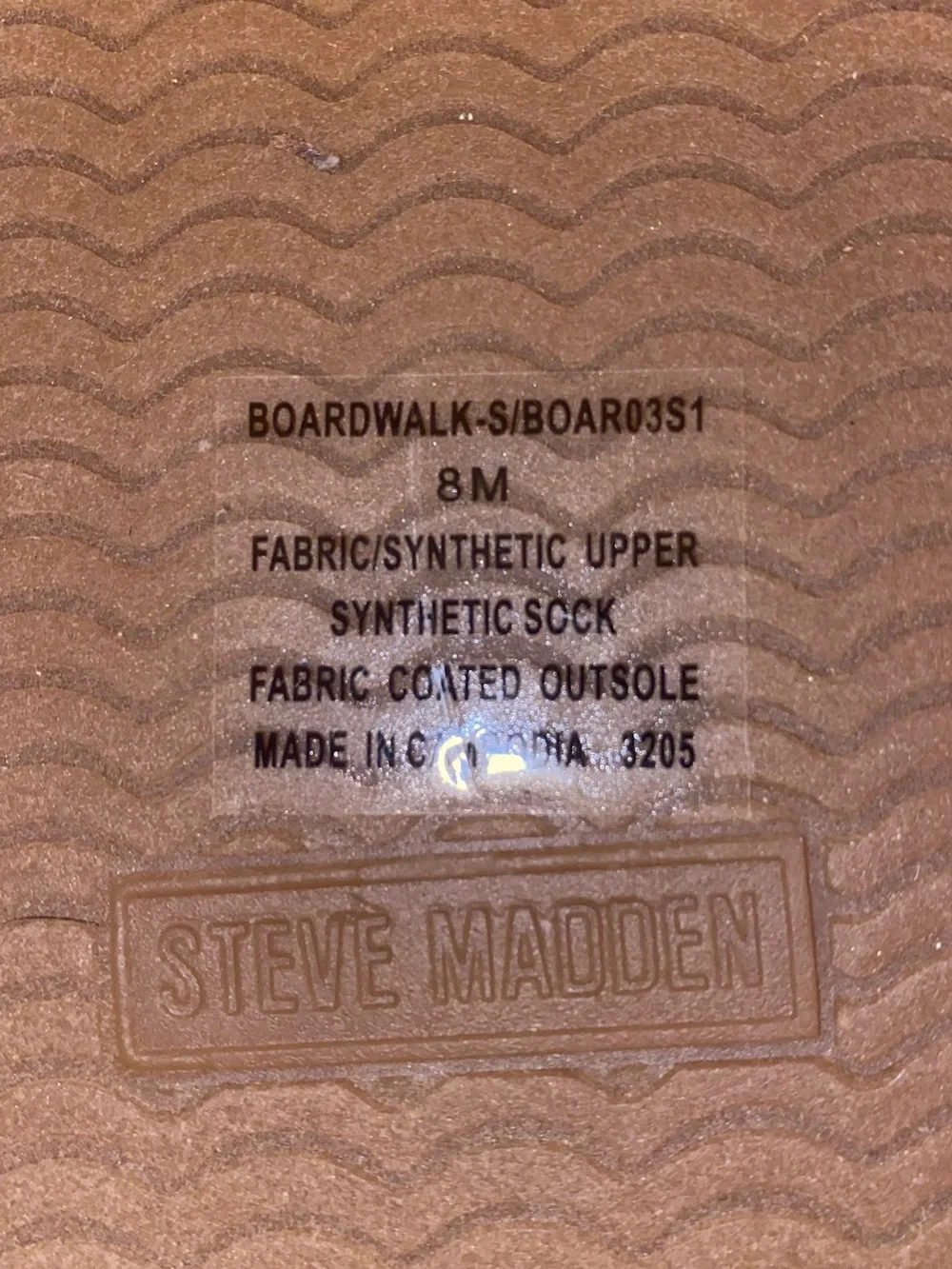 STEVE MADDEN Boardwalk Espadrille Style Sandal Slide Metallic Gold/Tan Size 8M